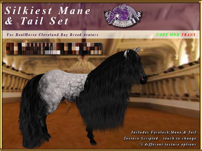 *E* RealHorse Silkiest Mane & Tail Set [BOXED] RHCB