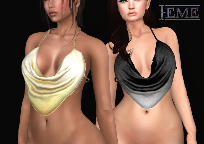 .PoshTale. Deme Plunging Top DEMO BOXED