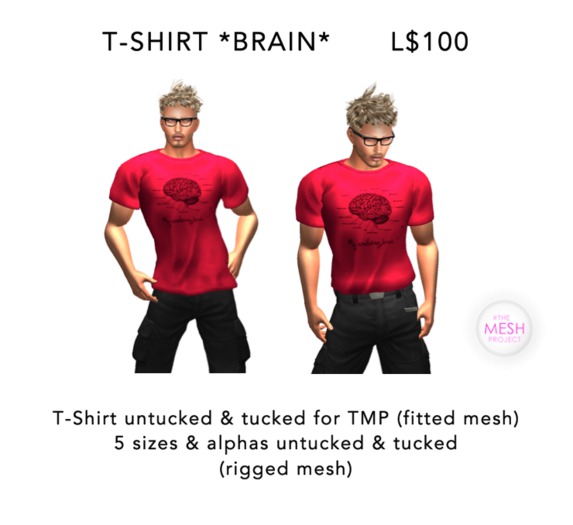 T-Shirt   "BRAIN" 