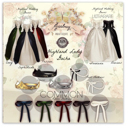 *{Junbug}* Highland Ribbon Necklace [Red]