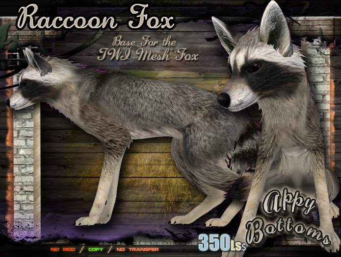 ::AppyBottoms::~ TWI Fox~ Raccoon Fox