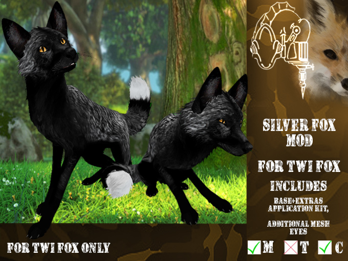 *CMFL* TWI FOX - Silver Fox mod (boxed)