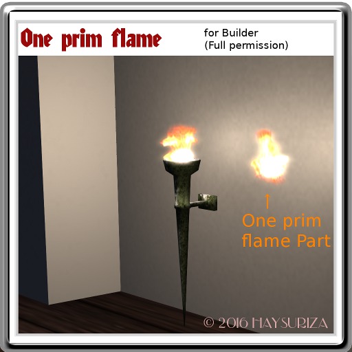 HAYSURIZA One prim of flame Touch for Builder gbx