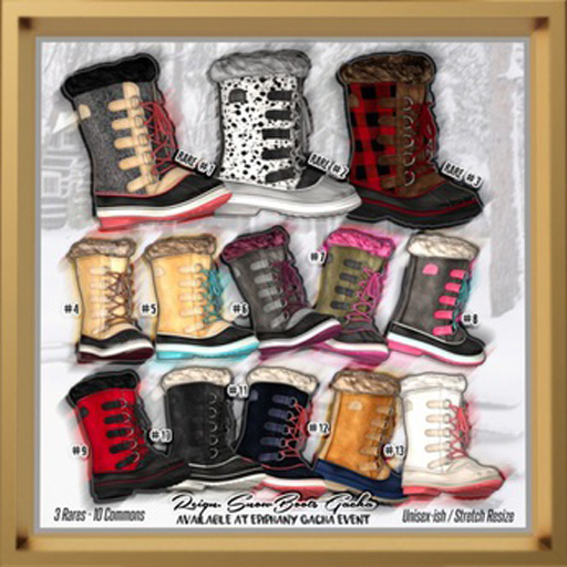 REIGN.- SNOW BOOTS- (#2) RARE