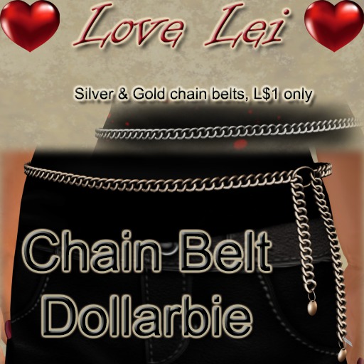 !.Love Lei.! Chain Belt Dollarbie [bagged]