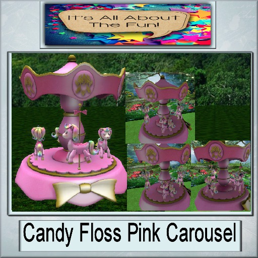 Candy Floss Pink Carousel