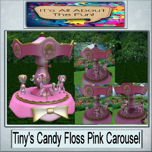 Tiny's Candy Floss Pink Carousel