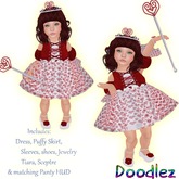 Doodlez Little Princess of Hearts