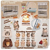 dust bunny & OMEN . hammies . curled hammie . brown BOX