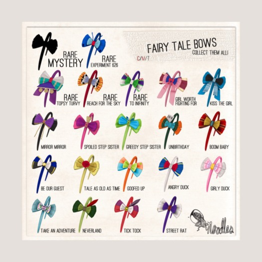 Noodles - Topsy Turvy Bow RARE