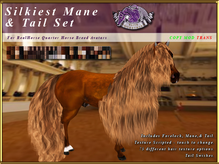 *E* RealHorse Silkiest Mane & Tail Set [BOXED] RHCB