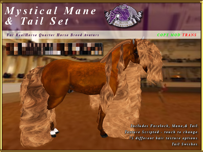 *E* RealHorse Mystical Mane & Tail Set [BOXED] RHCB