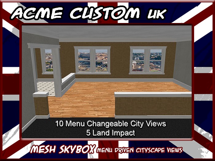 Mesh SkyBox (Menu Driven Cityscape Views)