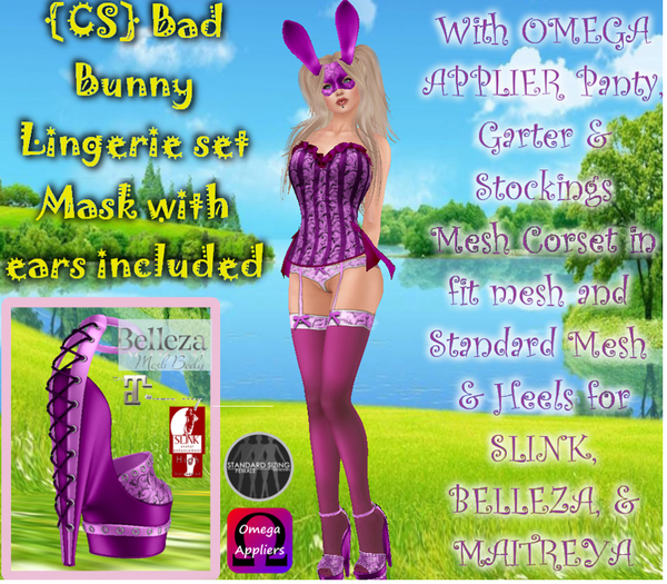 {CS} Bad Bunny Lingerie and Heels