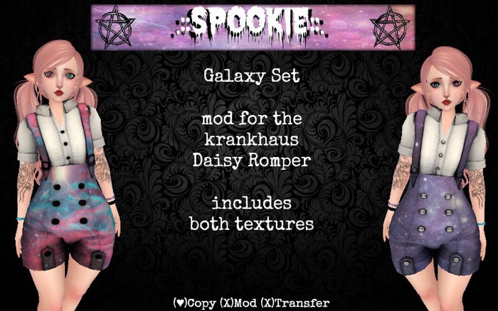 .::Sp00kie::. Galaxy Set Krankhaus Daisy Romper BOXED