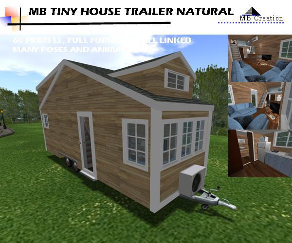 MB Tiny House Trailer Natural box