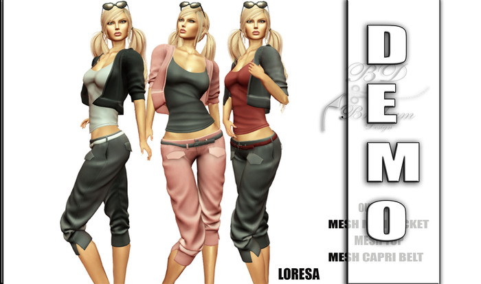 Braham Design DEMO Loresa Outfits Mesh