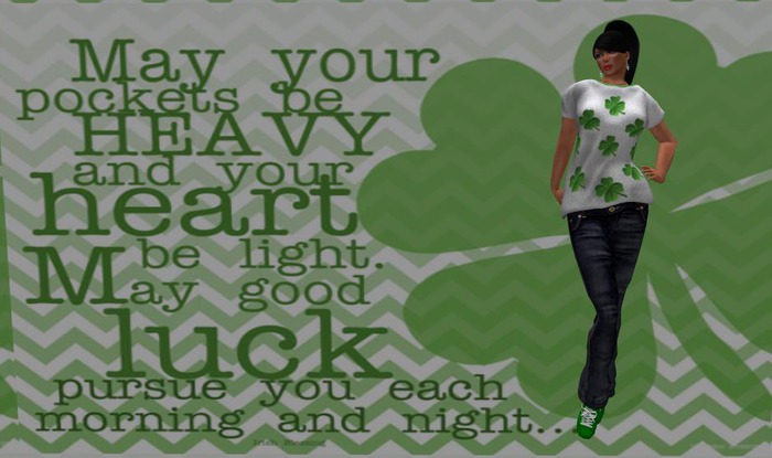 St. Patrick's Day White Sleeve