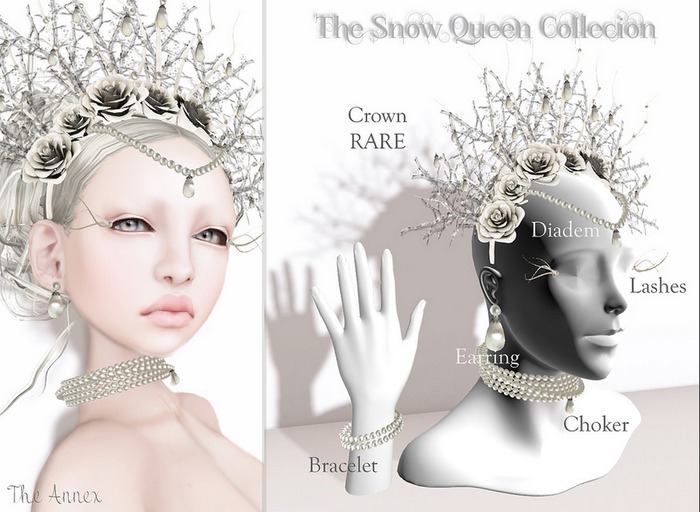 The Annex - Snow Queen Pearl Earrings