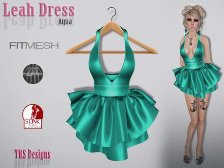 Second Life Marketplace - Leah Dress Aqua
