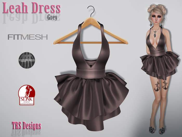 Leah Dress Grey