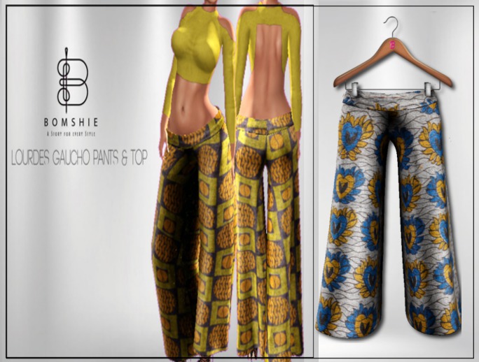 <*>B<*> Lourdes Hearts Gaucho Pants