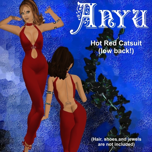 Anyu Hot Red Catsuit
