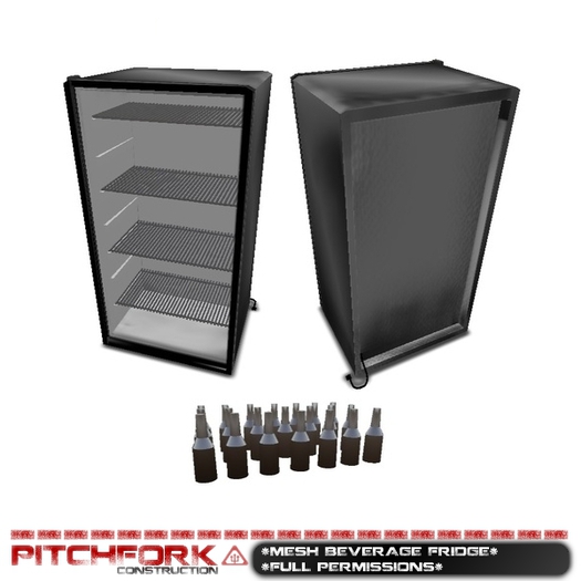 Pitchfork Mesh Beverage Fridge - (full permissions)