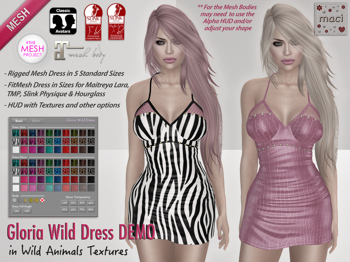 Maci ~ Gloria Wild Dress DEMO