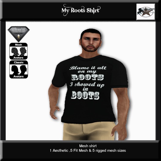 Country Couture My Roots Shirt- Male