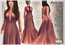 [V/W] Amantea Rose Gown - Medieval fantasy lady dress, classic & fitted mesh