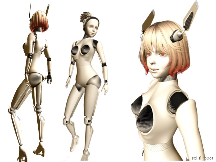 DEMO My beautiful robot ( full mesh avatar )