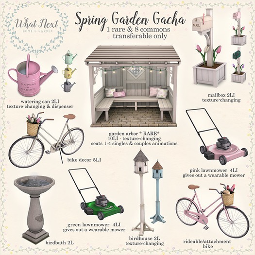 {what next} Spring Garden (FULL SET)