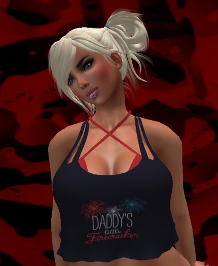 *Daddy's Lil Firecracker halter*