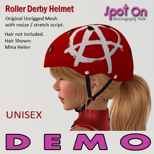Spot On Roller Derby Helmet - Anarchy
