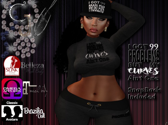 ♥C&J♥ 99 PROBLEMS BLACK