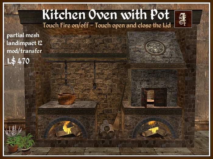 *IOLAIR* Kitchen Oven with Pot Box