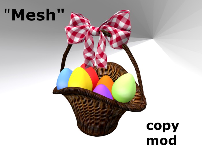 easter basket with eggs  typ A