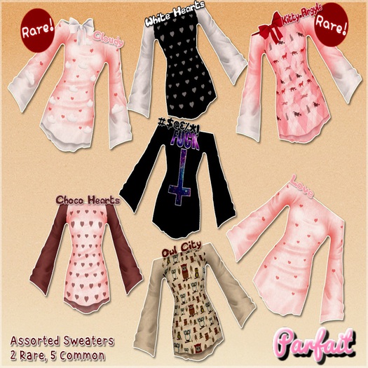 [ parfait. ] Assorted Sweaters - #$@&%*!