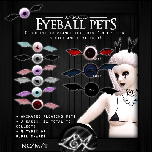 -LEXI- Eyeball Pet ~ Somber SECRET RARE!!