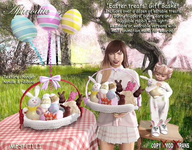 Aphrodite "Easter treats" gift basket