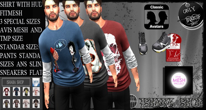 2016 MALE SHIRT TEX HUD