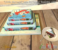 Aphrodite Little Mermaid Cake