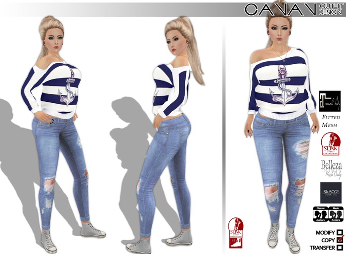 CANAN - Outfit  'Adriatic'  Relaxed