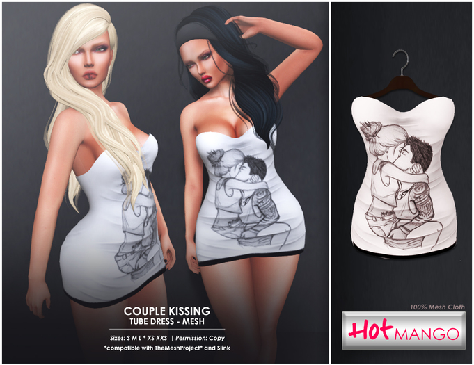 Hot Mango - Tube Dress Kissing