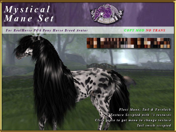 *E* RealHorse Mystical Mane & Tail Set [BOXED] RHCB