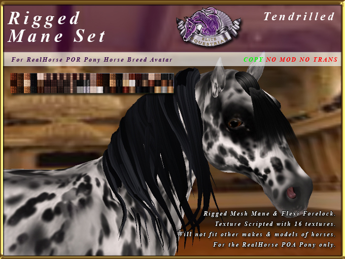 *E* RealHorse Mystical Mane & Tail Set [BOXED] RHCB