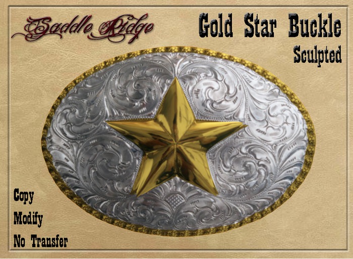 [SR] Gold Star Buckle