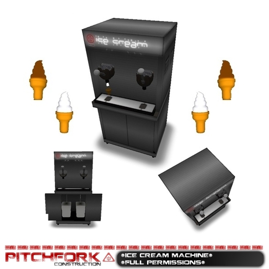 Pitchfork Ice Cream Vending Machine (full permissions)