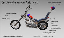 Cpt America narrow forks V 1.8 Box